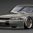 Load image into Gallery viewer, ignition model 1/18 PANDEM GT-R (BCNR33) Gun Metalic IG3030