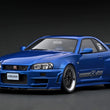 Load image into Gallery viewer, ignition model 1/18 TRUST GReddy 34RX Blue Metallic IG3226