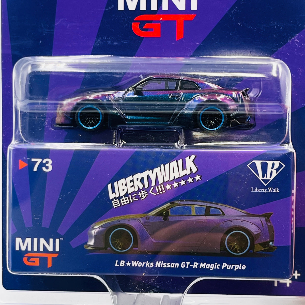 ミニカー MINI GT Liberty Walk GT-R Magic Purple MINI GT 39 Nissan GT-R R35 Type 1 Magic Purple Japan Limited