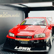 Load image into Gallery viewer, ignition 1/18 LB-ER34 Super Silhouette SKYLINE Red/Black #9 IG2706