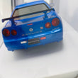 Load image into Gallery viewer, Kyosho MINI-Z AWD NISSAN SKYLINE GT-R R34 V.specⅡNür Metallic Blue 32629MB