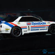 Load image into Gallery viewer, Kyosho Mini-z Body ASC NISSAN Reebok SKYLINE 1990 MZG105RB/MZX105RB