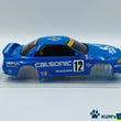 Load image into Gallery viewer, Kyosho Mini-z Body ASC CALSONIC SKYLINE No.12 1990JTC MZM105C12