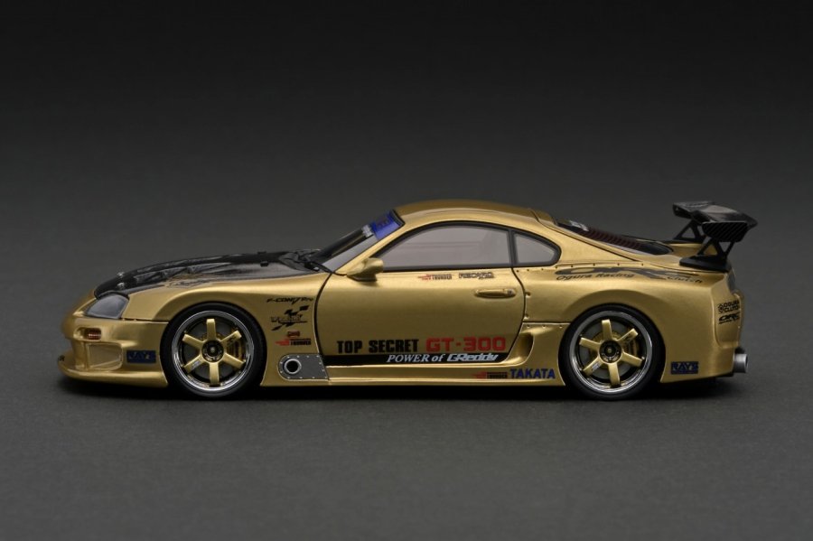 ignition model 1/43 TOP SECRET GT300 Supra (JZA80) Gold IG2947