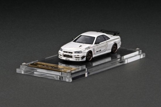 ignition model 1/64 Nissan Skyline GT-R Mine's (R34) White IG2722