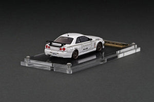 ignition model 1/64 Nissan Skyline GT-R Mine's (R34) White IG2722