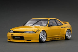 ignition model 1/18 PANDEM GT-R (BCNR33) Yellow IG3033