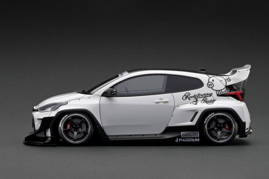 ignition model 1/18 PANDEM GR YARIS (4BA) White IG2900