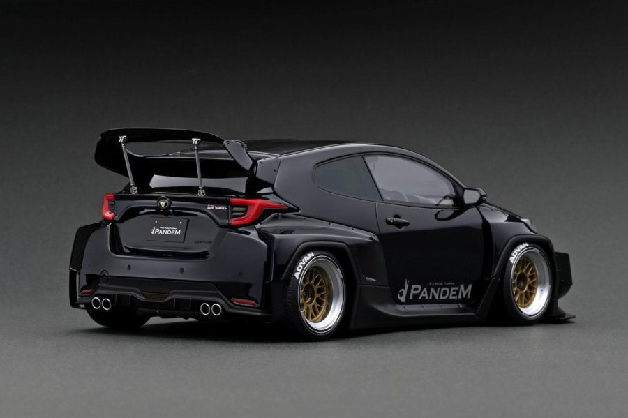 ignition model 1/18 PANDEM GR YARIS (4BA) Black IG2901