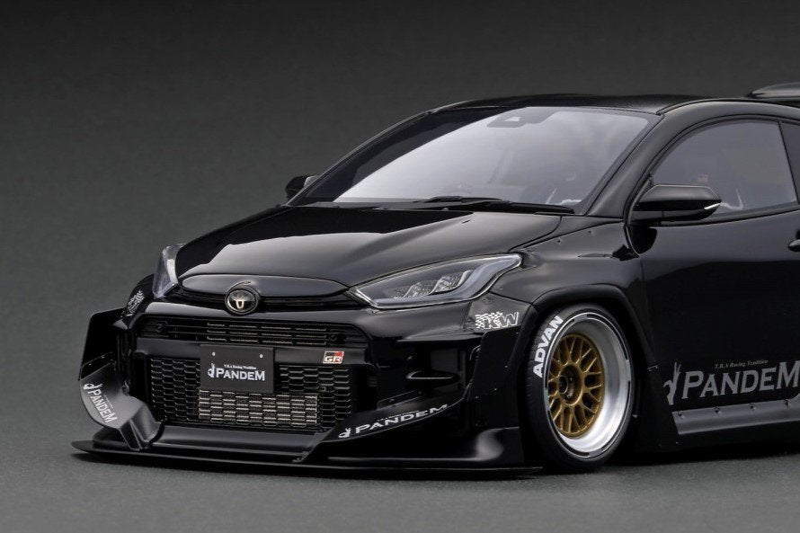 ignition model 1/18 PANDEM GR YARIS (4BA) Black IG2901