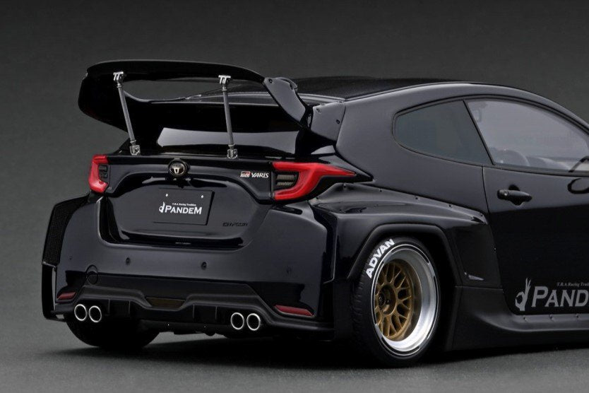 ignition model 1/18 PANDEM GR YARIS (4BA) Black IG2901