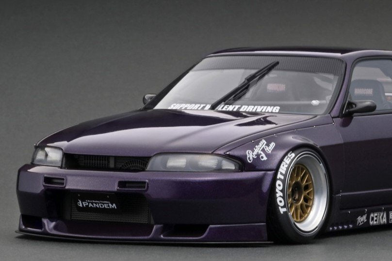 ignition model 1/18 PANDEM GT-R (BCNR33) Purple IG3032