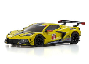 Kyosho Mini-z Body ASC Chevrolet Corvette C8.R Yellow MZP244Y