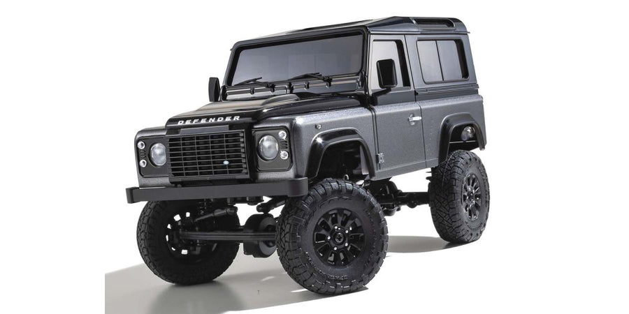 KYOSHO MINI-Z Ready Set 4×4 Land Rover Defender 90 Gray/Black 32526GM