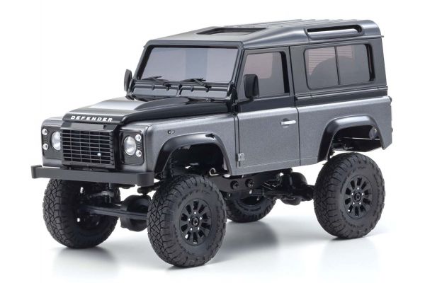KYOSHO MINI-Z Ready Set 4×4 Land Rover Defender 90 Gray/Black 32526GM
