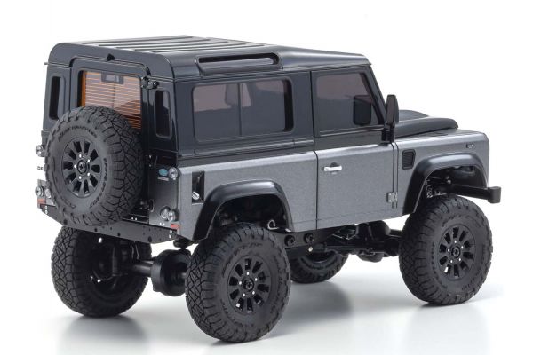 KYOSHO MINI-Z Ready Set 4×4 Land Rover Defender 90 Gray/Black 32526GM