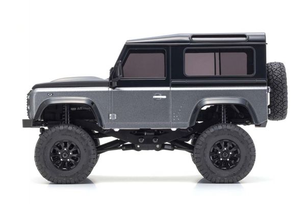 KYOSHO MINI-Z Ready Set 4×4 Land Rover Defender 90 Gray/Black 32526GM