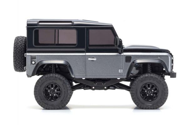KYOSHO MINI-Z Ready Set 4×4 Land Rover Defender 90 Gray/Black 32526GM