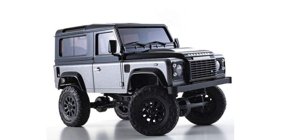 KYOSHO MINI-Z Ready Set 4×4 Land Rover Defender 90 Gray/Black 32526GM