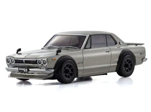 Kyosho Mini-z Body ASC NISSAN Skyline 2000GT-R (KPGC10) Tuned Silver MZP466S