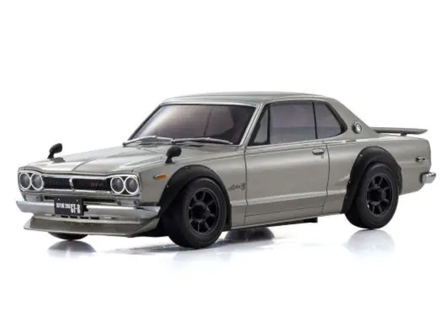 Kyosho Mini-z Body ASC NISSAN Skyline 2000GT-R (KPGC10) Tuned Silver MZP466S