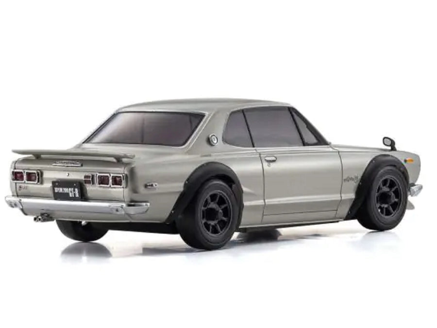 Kyosho Mini-z Ready Set Nissan Skyline 2000GT-R (KPGC10) Tuned Silver 32636S