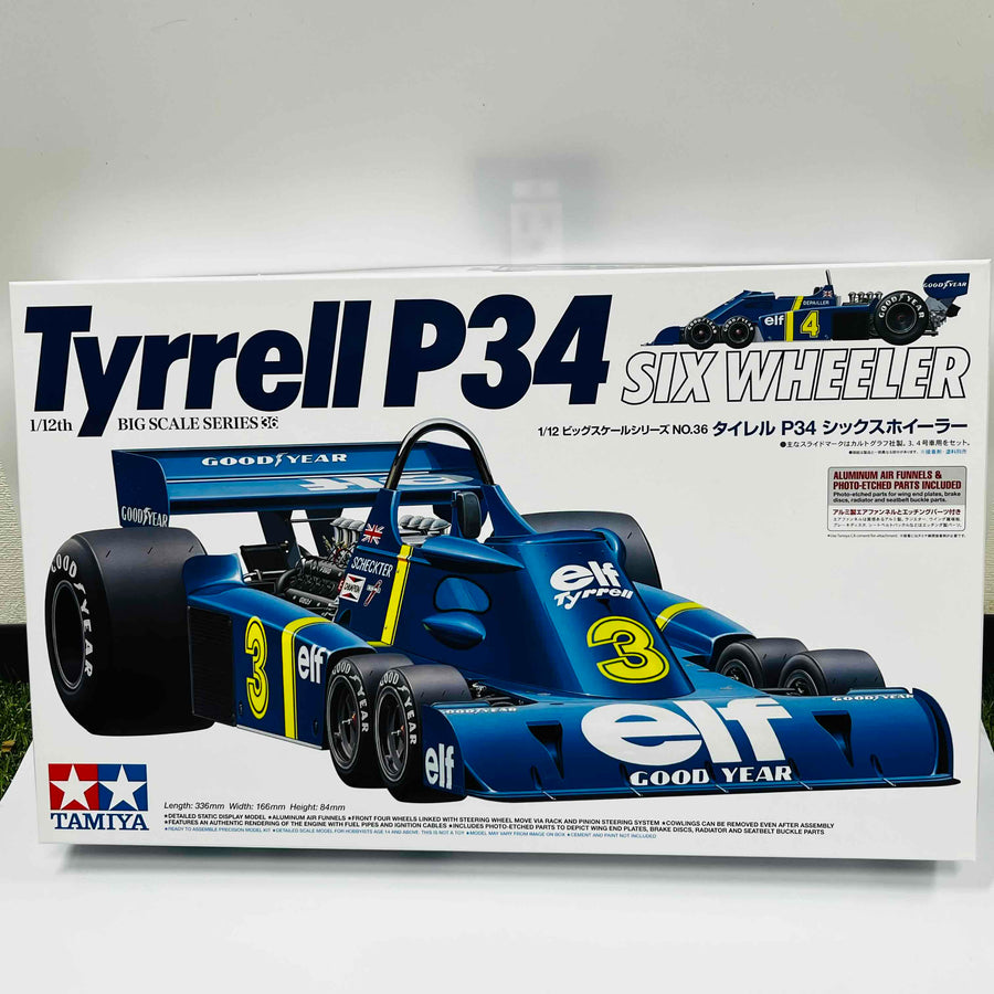 TAMIYA 1/12 Big Scale Series Tyrell P34 Six Wheeler (with photo-etched parts) 12036