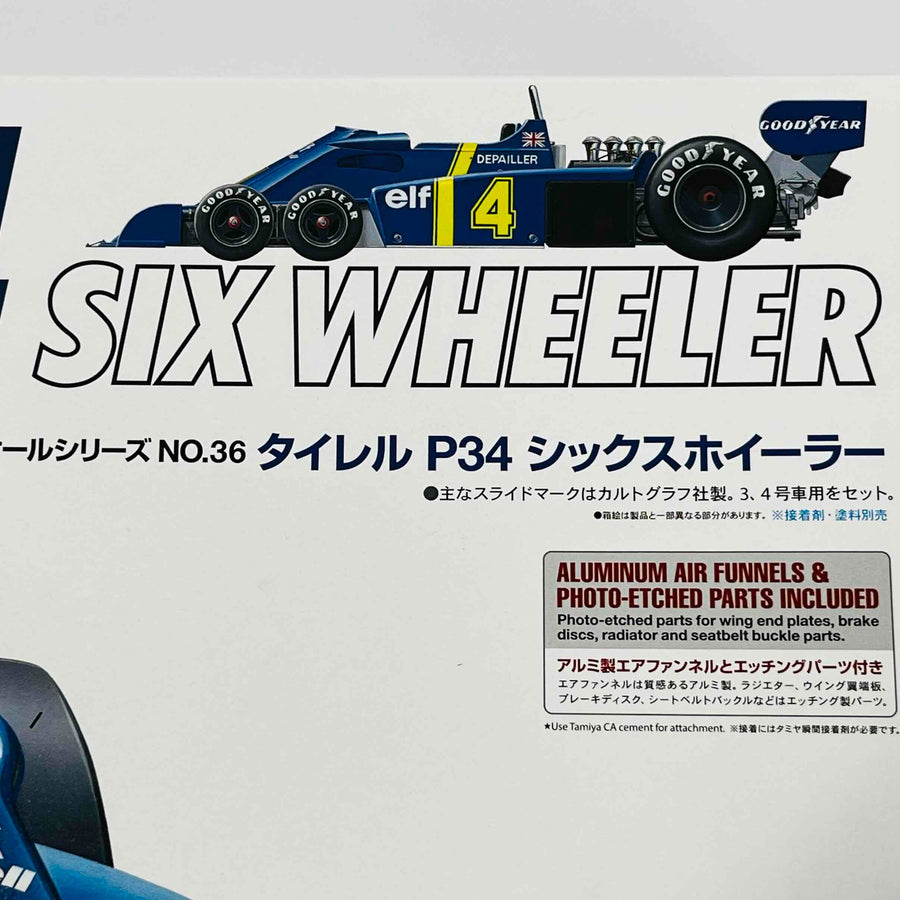 TAMIYA 1/12 Big Scale Series Tyrell P34 Six Wheeler (with photo-etched parts) 12036