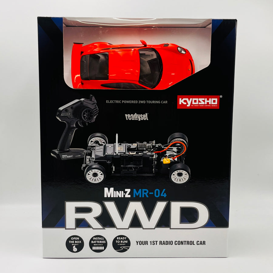 KYOSHO MINI-Z RWD MR-04 readyset Porsche 911 GT3 RS lavaorange 32358OR