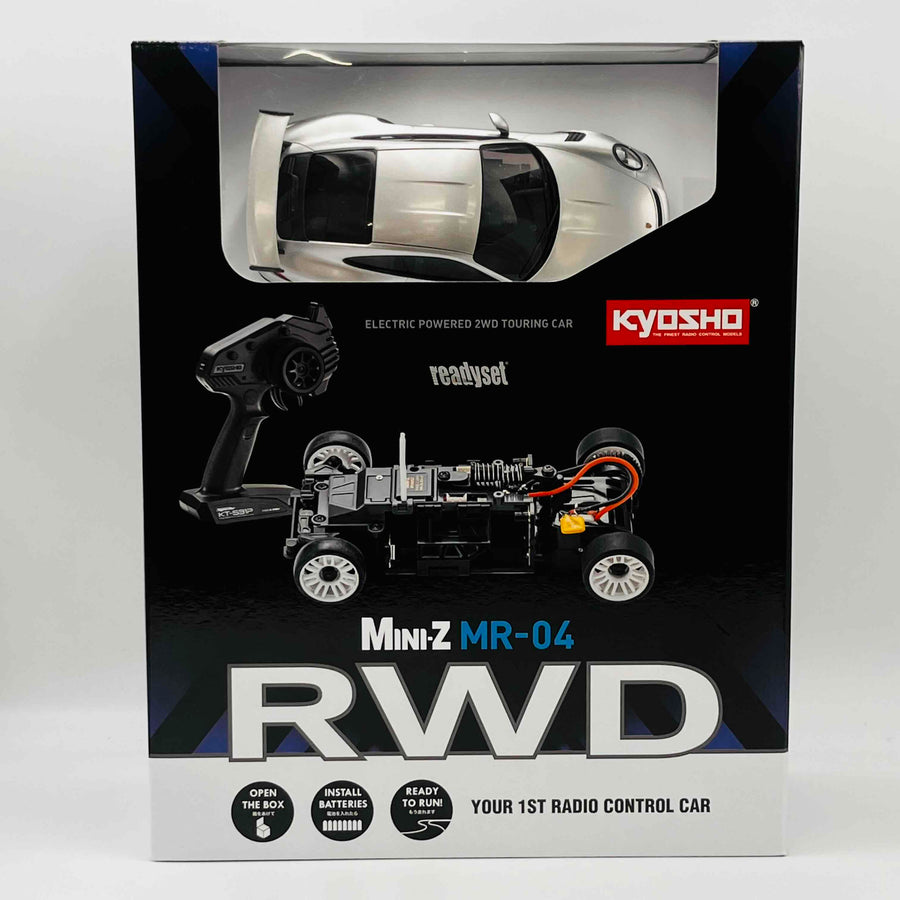 KYOSHO MINI-Z RWD MR-04 readyset Porsche 911 GT3 RS GT-silbermetallic 32358S