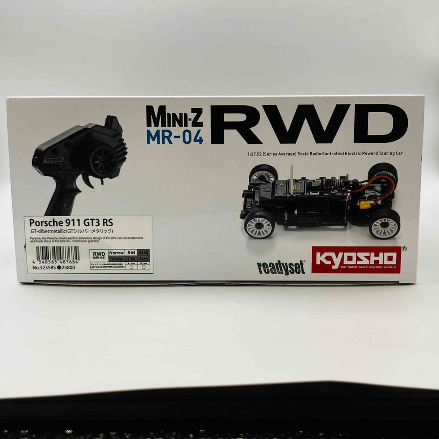KYOSHO MINI-Z RWD MR-04 readyset Porsche 911 GT3 RS GT-silbermetallic 32358S