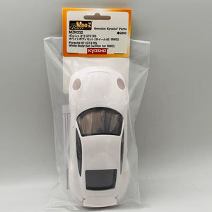 Kyosho Mini-z Racer Porsche 911 GT3 RS White Body set (w/rims) MZN232