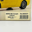 Load image into Gallery viewer, KYOSHO 1/18 SCALE DIE-CAST CAR SERIES BMW M3 Coupe Yellow 08503Y
