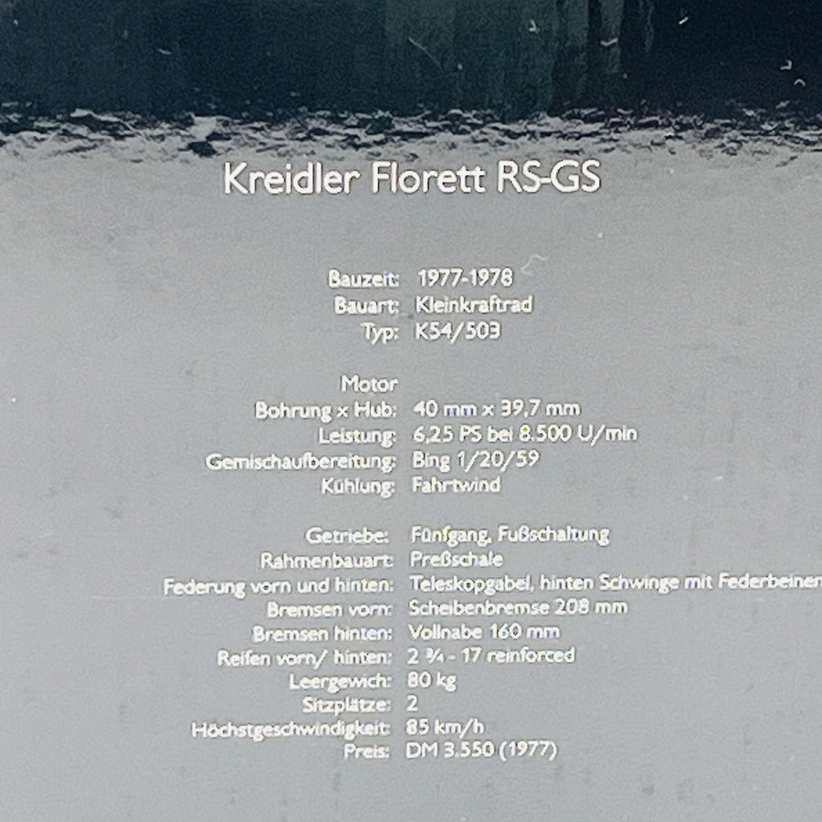 SCHUCO 1/10 Kreidler Florett RS-GS