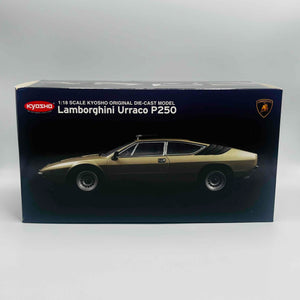 KYOSHO 1/18 SCALE ORIGINAL DIE-CAST Lamborghini Urraco P250 GOLD KO8441GL