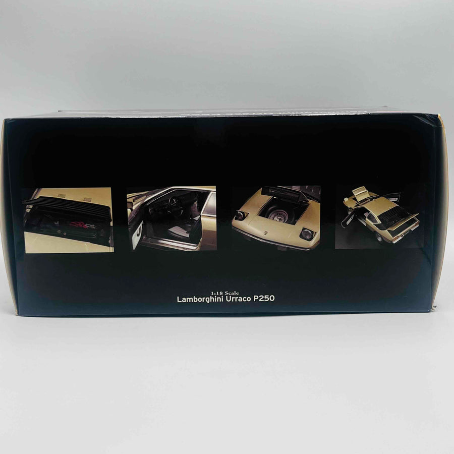 KYOSHO 1/18 SCALE ORIGINAL DIE-CAST Lamborghini Urraco P250 GOLD KO8441GL