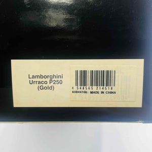 KYOSHO 1/18 SCALE ORIGINAL DIE-CAST Lamborghini Urraco P250 GOLD KO8441GL