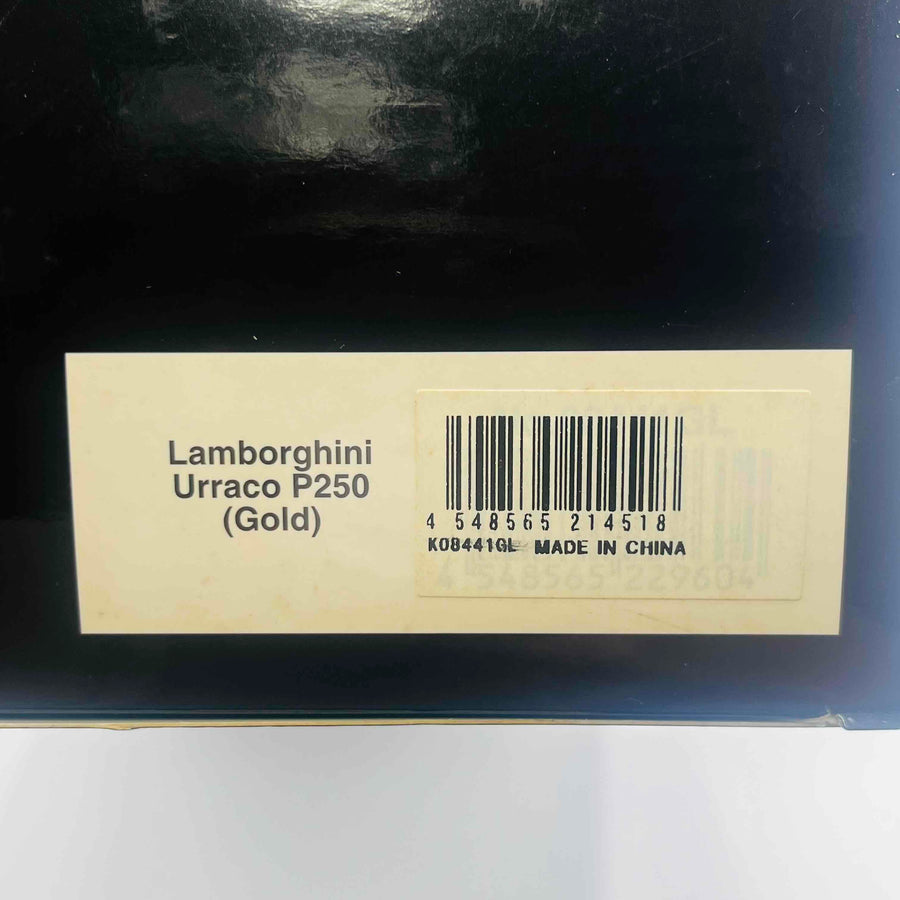 KYOSHO 1/18 SCALE ORIGINAL DIE-CAST Lamborghini Urraco P250 GOLD KO8441GL