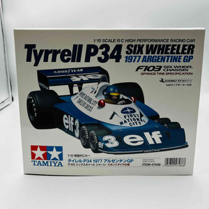 TAMIYA 1/10RC Tyrell P34 1977 Argentina GP electric rc car 47486