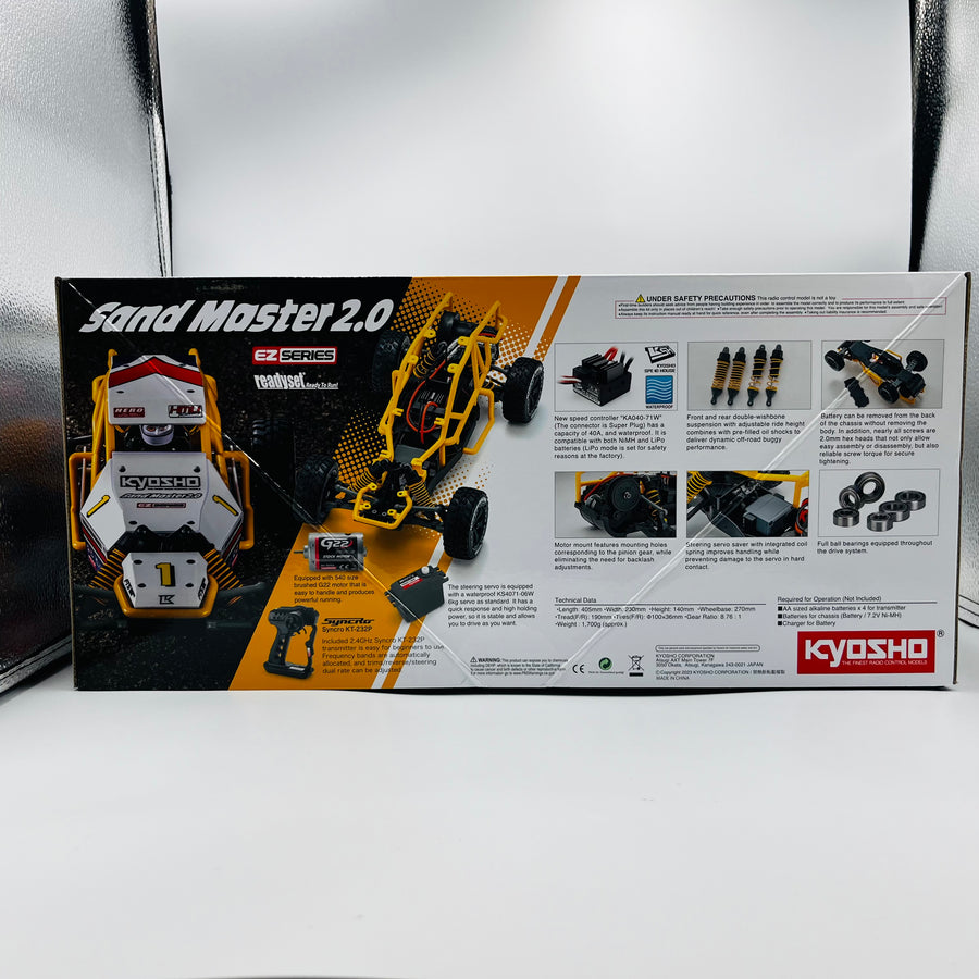 KYOSHO 1/10 EP 2WD Buggy EZ Series readyset Sand Master 2.0 34405T2