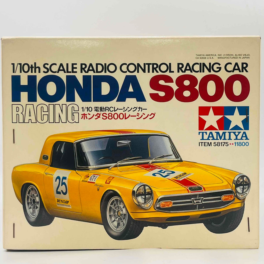 Tamiya Electric Rc Racing Car 1/10scale Honda S800 ITEM 58175