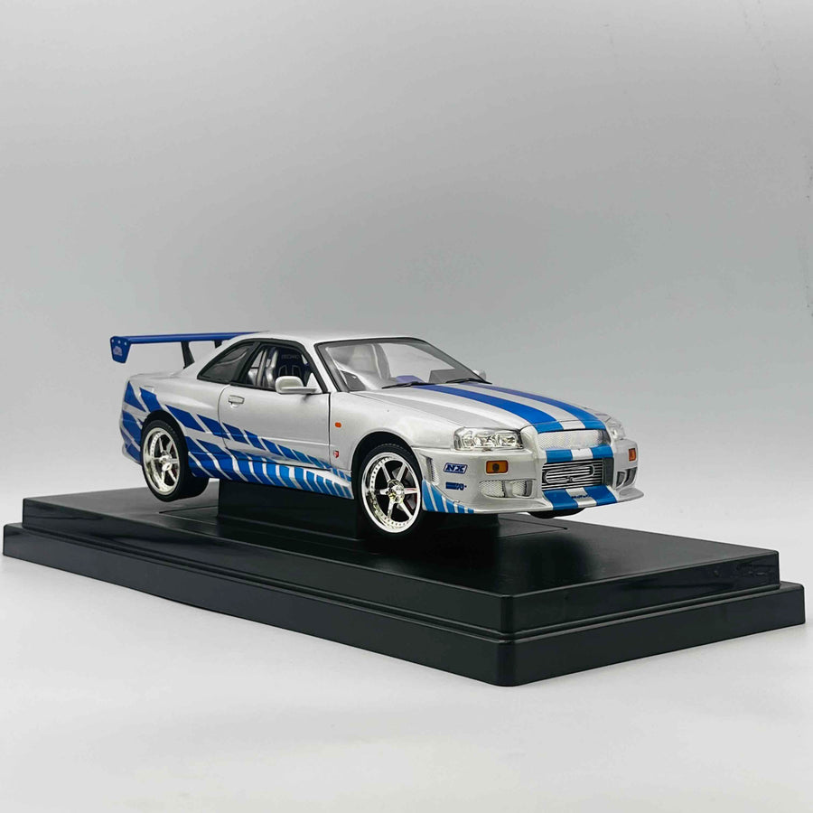 JOY RIDE THE FAST AND THE FURIOUS 1/18 Die Cast Metal Coule 2001 NISSAN SKYLINE