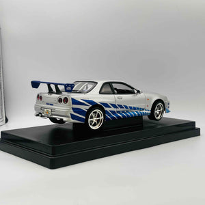 JOY RIDE THE FAST AND THE FURIOUS 1/18 Die Cast Metal Coule 2001 NISSAN SKYLINE