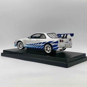 JOY RIDE THE FAST AND THE FURIOUS 1/18 Die Cast Metal Coule 2001 NISSAN SKYLINE