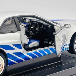 JOY RIDE THE FAST AND THE FURIOUS 1/18 Die Cast Metal Coule 2001 NISSAN SKYLINE