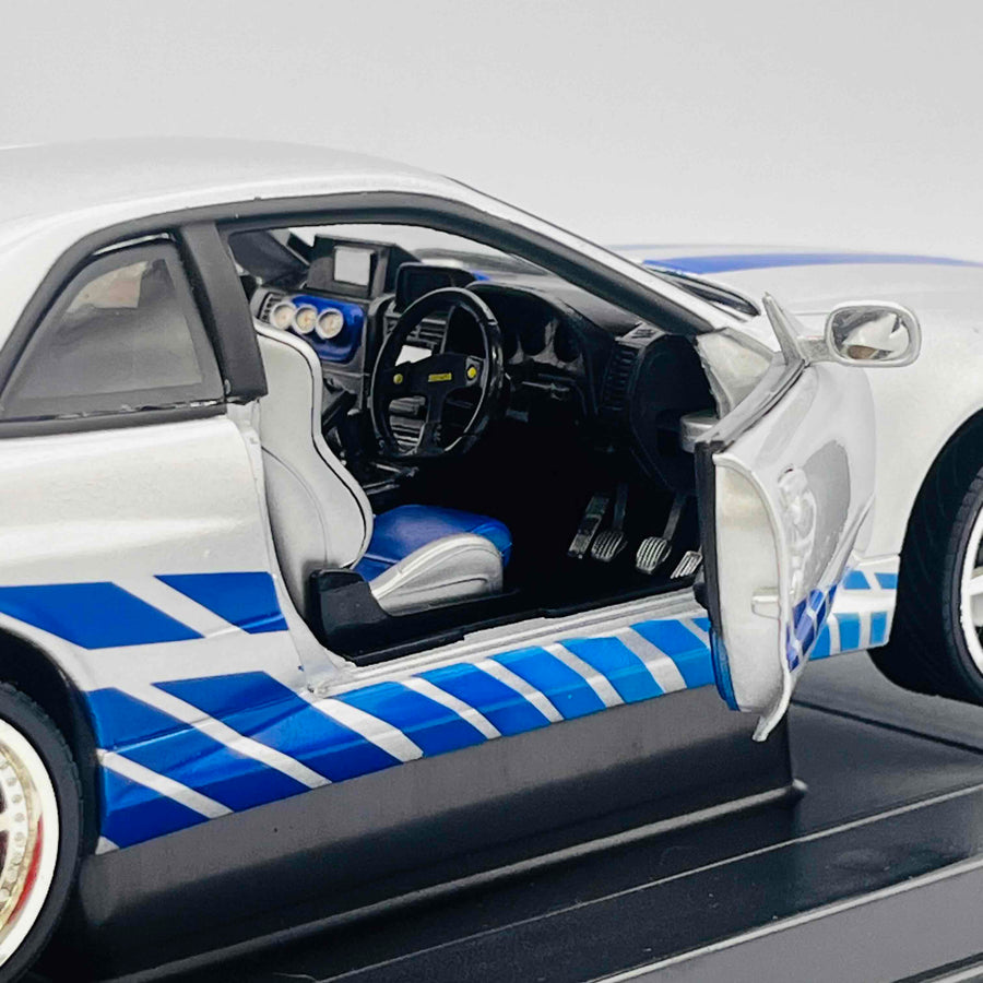 JOY RIDE THE FAST AND THE FURIOUS 1/18 Die Cast Metal Coule 2001 NISSAN SKYLINE
