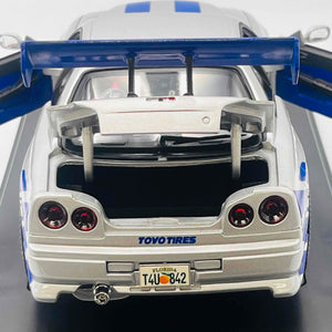 JOY RIDE THE FAST AND THE FURIOUS 1/18 Die Cast Metal Coule 2001 NISSAN SKYLINE