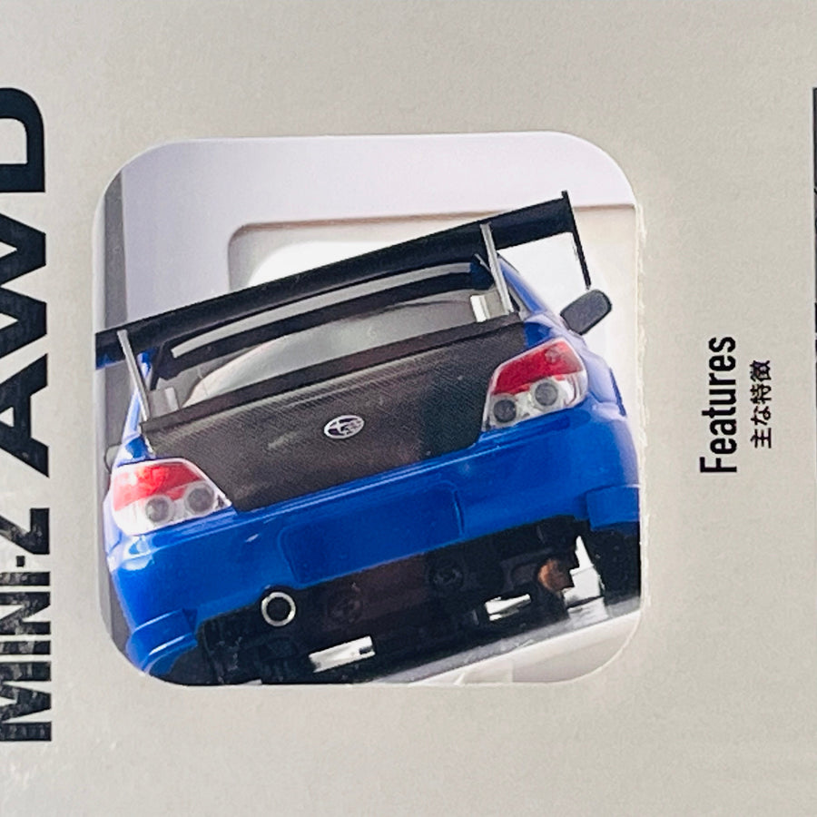 KYOSHO MINI-Z AWD SUBARU IMPREZA with Aero kit CFRP hood Metallic Blue 32653BL