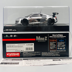 Kyosho Auto Scale Collection Audi R8 LMS 50th Anniversary Chrome Plated MZP419CS