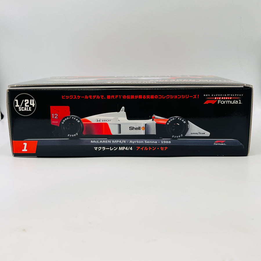 DeAGOSTINI  McLAREN MP4/4 Ayrton Senna Sponsor Decal Custom